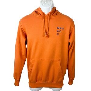 Mac Miller Rare Circles Globe Hoodie Orange size Medium
